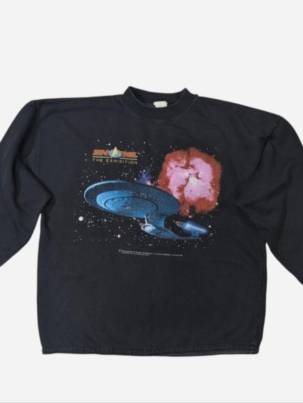 Vintage '95 Star Trek The Exhibition Sweatshirt‎ Size X-Large